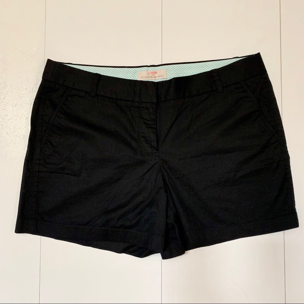 J. Crew Black Chino Shorts.  Size 14.